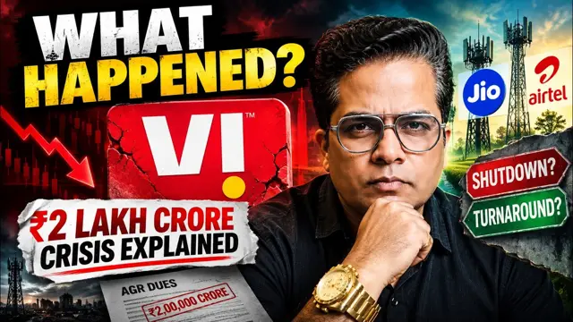 Vodafone Idea Ke Risk: ₹2 Lakh Crore Debt Crisis Explained — Sumit Bhardwaj, SB Stocks